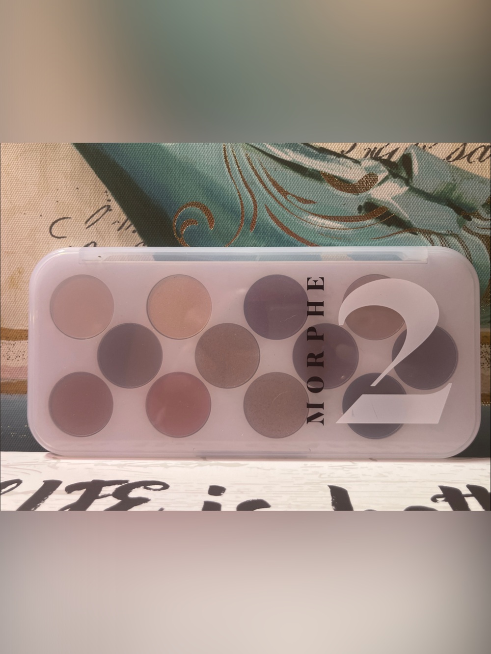 Morphe 12-Pan Neutral Eyeshadow Palette — Taupe, Brown & Mauve Hues